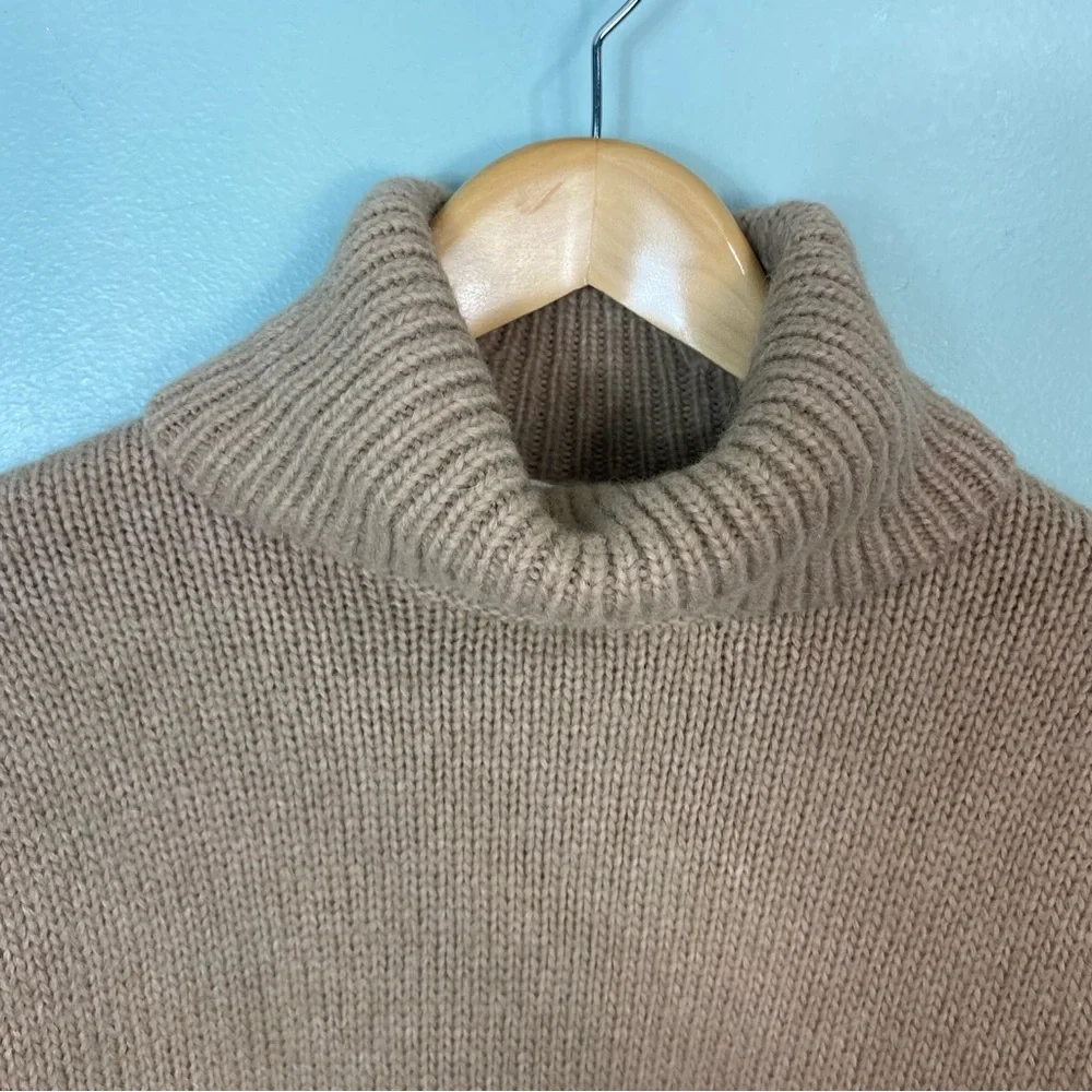 Kate Spade Eden Sweater Alpaca Blend Feather Sz M Turtleneck‎